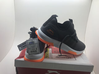 Adidasi Slazenger Unisex Gri Inchis / Portocaliu Turcia foto 17