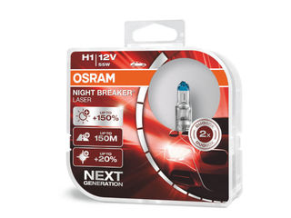 Osram H1 Night Breaker Laser +150% 320 Lei foto 1