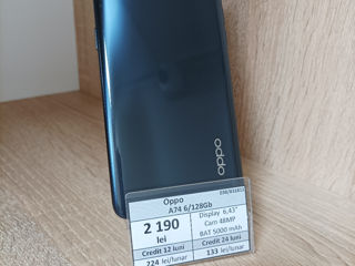 OPPO A74 6/128 Gb  2190 lei