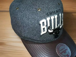 Chicago Bulls Baseball Hat Wool  Mitchell and Ness Adjustable cap snapback