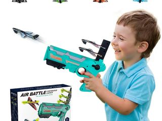Детский игрушечный пистолет с самолетиками Air Battle катапульта