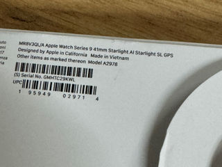 Apple Watch 9 41mm Starlight nou , Garantie 12luni foto 4