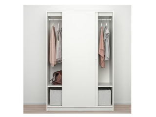 Dulap-cupe IKEA Kleppstad 117x176 (White) foto 2