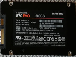 SSD Samsung 870 Evo - 120Gb / 250Gb / 500Gb / 1 Tb foto 2