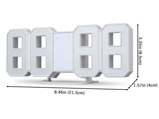 LED-3D-Часы электронные настольные-настенные цифровые. фото 5