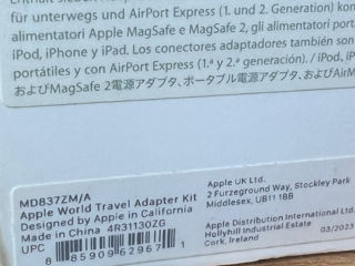 Адаптеры Apple Travel Kit foto 4