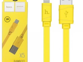 Кабель для зарядки Hoco X5 Bamboo USB - microUSB 1m foto 1