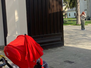 Коляска 2 в 1 Stokke Xplory,  V 5 Red/ черные шасси /Для детей от  0 м.-до 3 лет, весом до 15 кг foto 8