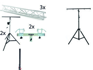 Stative mixere,clape,lumini,instrumente muzicale,instrumente suflat,boxe,tobe  etc foto 2