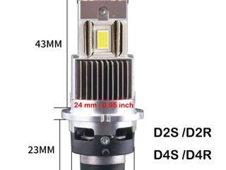 Светодиодные лампы D1S / D1R LED, D-Series, комплект 2 шт. / 222 foto 8