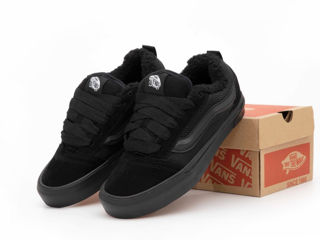 Vans KNU Skoo All BlackUnisex cu blana/с мехом