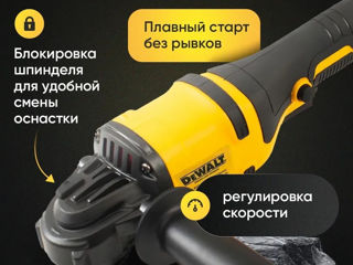 Аккумуляторная угловая шлифмашина DeWalt Гарантия 3 года foto 8