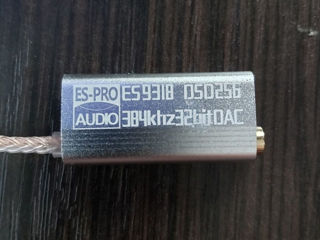 Keysion DSD256 HiFi ЦАП Усилитель для наушников foto 2