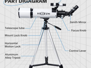 Hexeum Телескоп 80 Мм foto 6