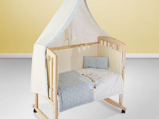 Детская кроватка-качалка (люлька). pat pentru copii. foto 1