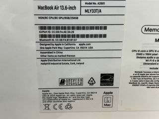 MacBook Air 13 8/256gb M2 sigilat foto 4