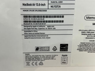 MacBook Air 13 8/256gb chip M2 Garantie 12luni foto 4