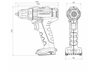 Шуруповерт Metabo Powermaxx Bs12 (601036500) - доставка/оплата в 4 платежа/agrotop foto 2