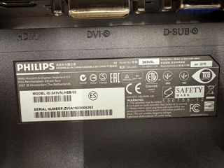 Monitoare philipps 243V5L foto 2