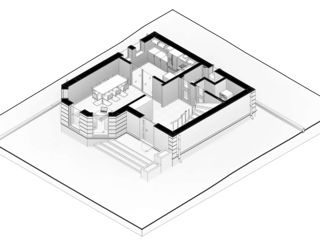 Casă de locuit individuală cu 2 niveluri / P+M / 110.30 m2 / construcții / arhitect / proiecte foto 7