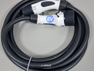 Cablu (cu fișe) pentru încărcător DUOSIDA Type 2 - Type 2, 22 kW, 32A, 380V (Trifazat) foto 1