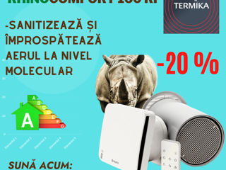 Termika -20% la procurarea ventilarii cu recuperare Ecocomfort RF 100 foto 3