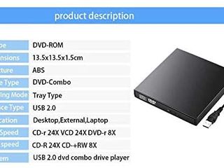 DVD-RW/R Drive (black) slim external USB 2.0 foto 8