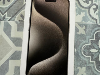 Iphone 15 Pro 128gb Natural Titanium  Sigilat  Original  Garantie Apple  Neverlock  Orice Sim