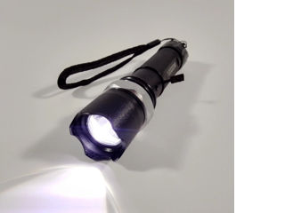 LED lanterna Handheld reîncărcabilă SWAT (1 LED) cu Zoom foto 5