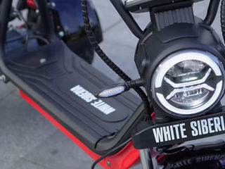 Электроскутер White Siberia Trike Mini 1500w red/black foto 5