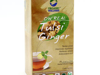 Зелёный чай с тулси и имбирем «Tulsi Ginger» от Organic Wellness foto 5