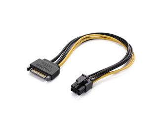 1 x 6-pin to 1 x SATA. Cable - Adapter - Адаптер - Переходник - Кабель