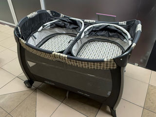 Кроватка манеж до двойни Graco Twins bassinet foto 3