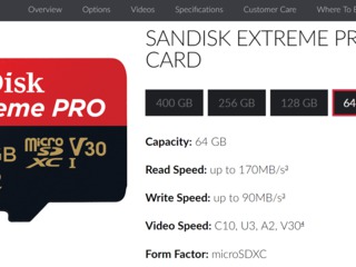 Samsung EVO Plus 128Gb, 64Gb. Sandisk Extreme PRO 64GB, Sandisk Extreme 128 Gb. foto 5