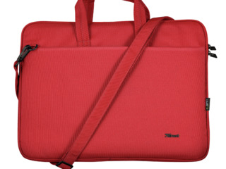 Экологичная тонкая сумка для ноутбуков размером до 16 дюймов - «Trust Bologna Eco-friendly Slim Red» foto 3