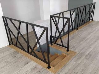 Balustrade din metal, fier forjat si inox foto 3