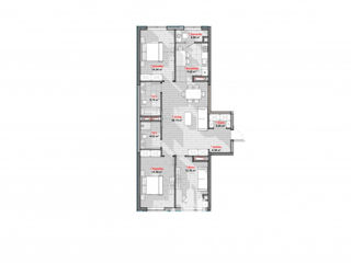 Apartament cu 4 camere, 100 m², Râșcani, Chișinău foto 5