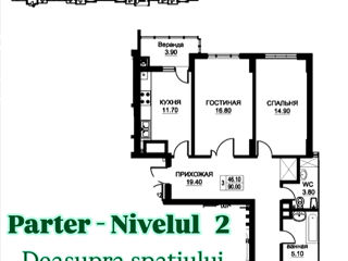 Apartament cu 3 camere, 90 m², Buiucani, Chișinău foto 5