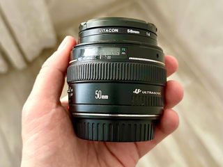 Canon 50mm F1.4 + Vitacon UV Filter