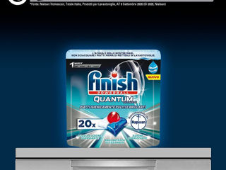 Detergent Pentru Masina De Spălat Vase Finish Quantum Ultimate, 20Spălari foto 2