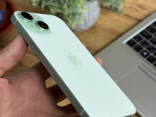 Iphone 15 128gb Green ideal ! Baterie 95% , Garantie ! foto 2