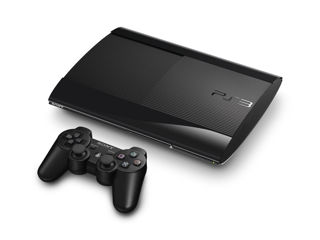 PlayStation 3 Slim + controlere + jocuri (Gta V, Fifa 2019, God of War etc.) foto 1