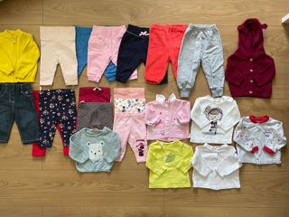 0-3, 3-6 luni (Zara, H&M, Carters, Disney, Bombonici). foto 7