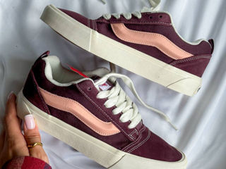 Vans KNU Skool Burgundy/Pink Women's foto 1