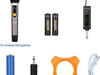 Microfon wireless MicrocKing Sistem de microfon fără fir foto 6