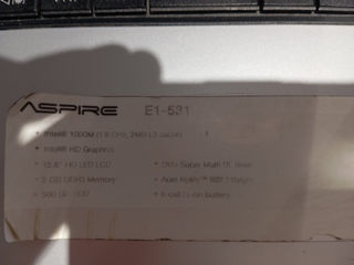 Laptop Acer Aspire E1-531 foto 5