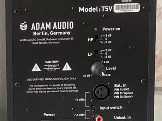 Adam Audio T5V/ interfata Komplete Audio 1 foto 2