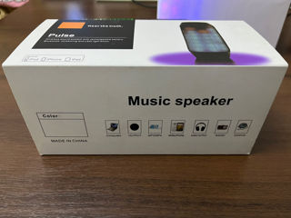 Boxă Pulse portabilă wireless cu bluetooth, aux, microfon, radio și leduri, nouă în cutie! foto 6