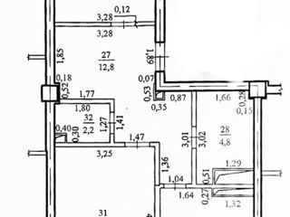 Apartament cu 2 camere, 70 m², Ciocana, Chișinău