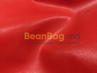 BeanBag Piramida XL din Ecopiele culoare Rosie foto 5